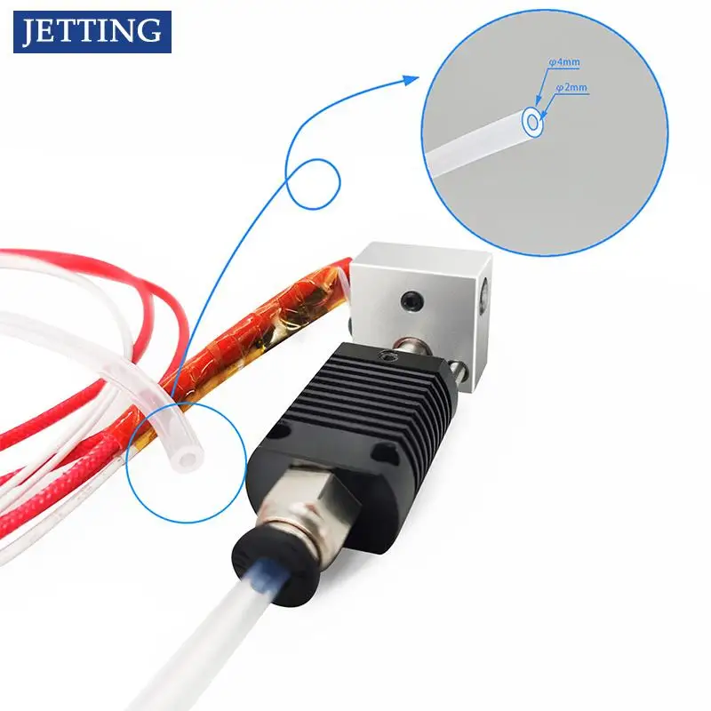 

Metal Hotend Extrusion Head Kit 1.75mm 24V Metal Hotend Extrusion Head Kit for Anet ET4 3D Printer Accessories 1Pc