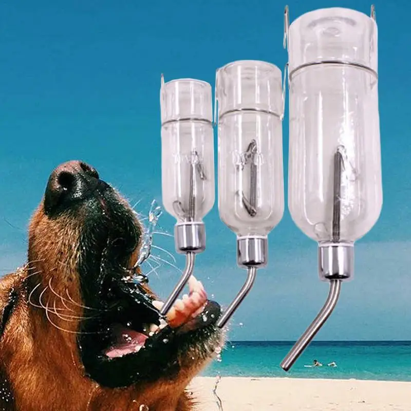 

Pet Stainless Steel Ball Hanging Waterer Raised Pet Bowl for Cats dog Water Fountain Filter For Pet Cats Dogs Water Dispenser pe
