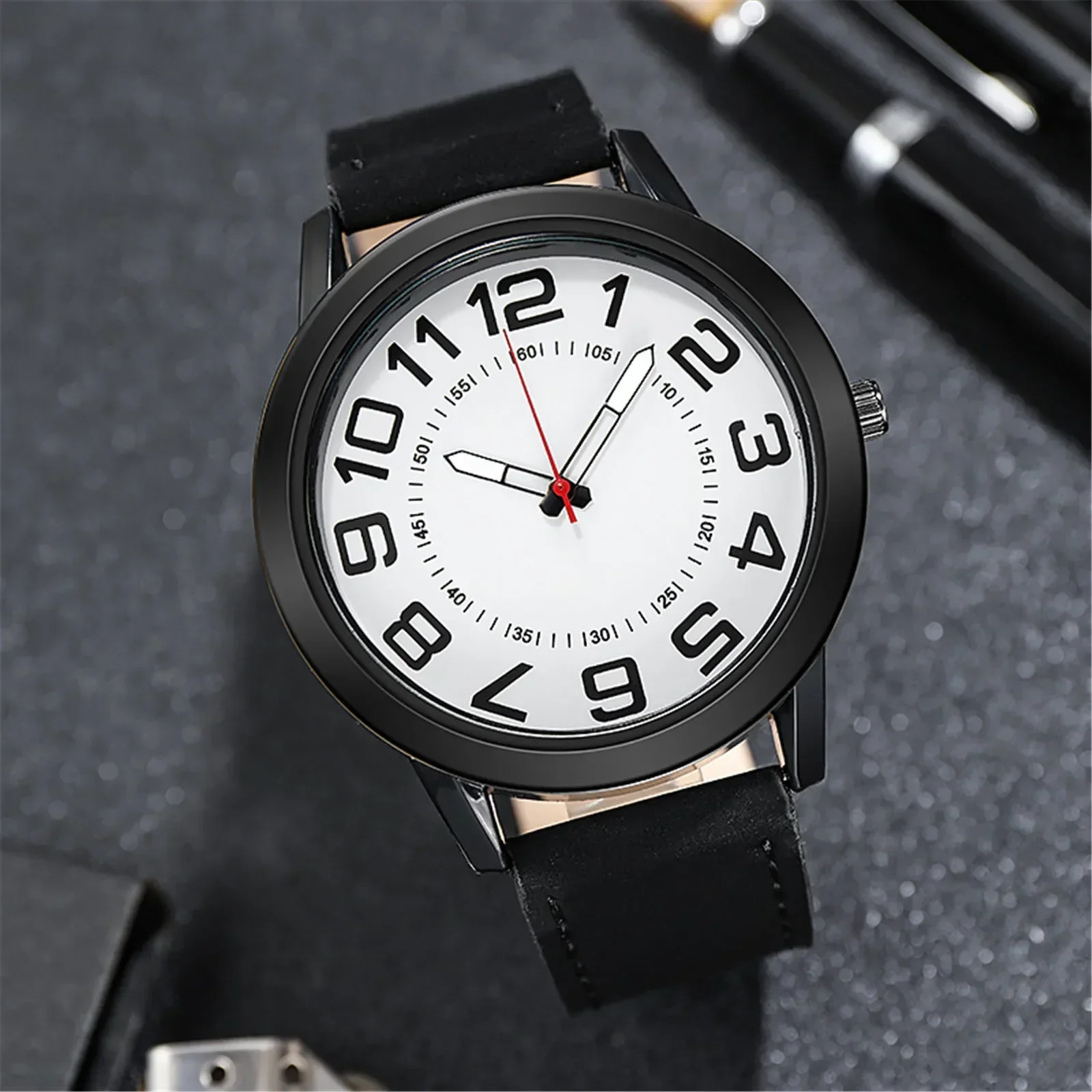 Fashion Casual Round Men\'s Quartz Watches Business Waterproof Male Watches Men Mechanical Wristwatches Automatic Orologio Uomo