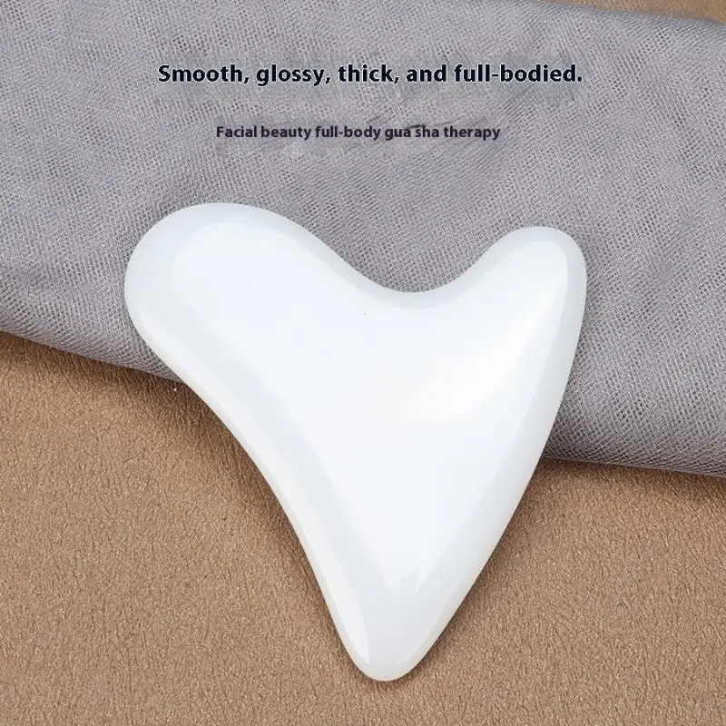 High Silicon Glass Gua Sha Board Facial Scraper Plate Lift Massage For Face Body Neck Leg Skin Care Beauty Health Massager