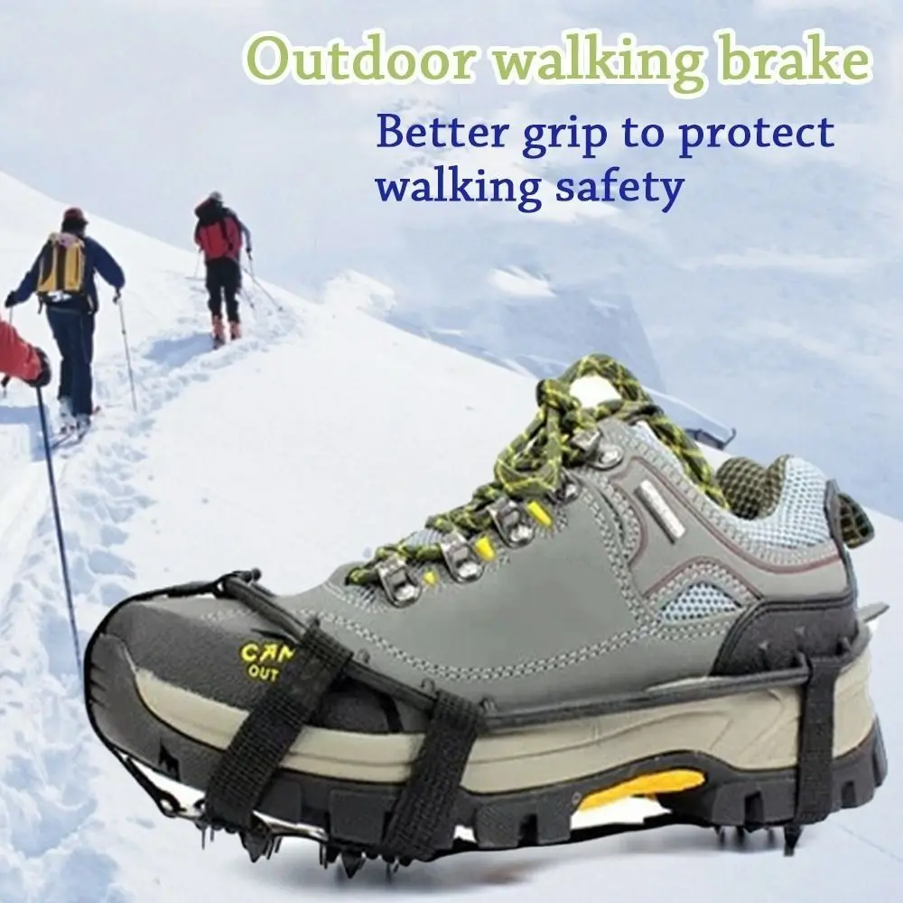 Outdoor Crampons Anti-Slip Shoes Cover 24 Teeth Ice Gripper Snow Claws Shoes Spikes,ice gripper spike,climbing crampons