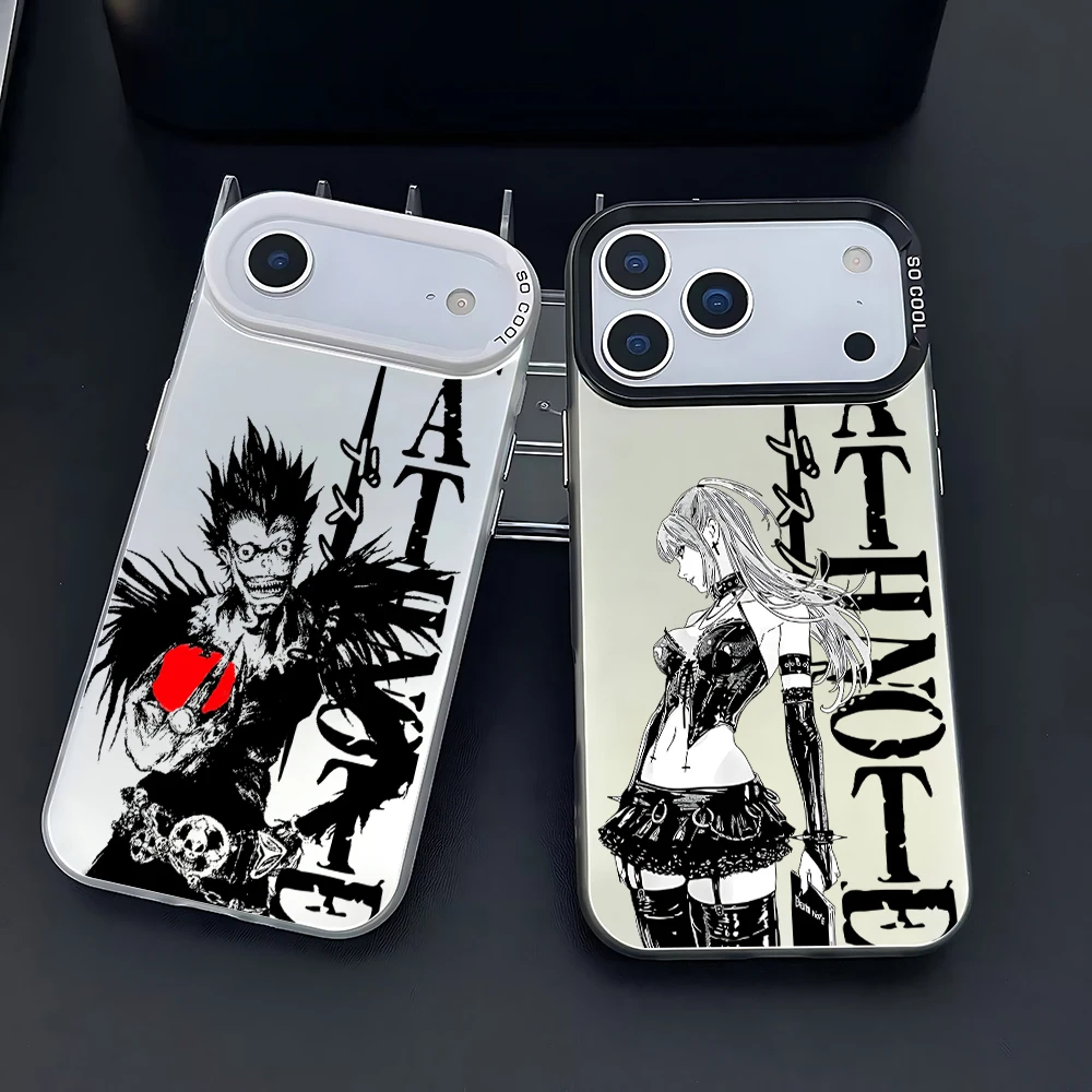 Anime Death Note Phone Case For iPhone 17 16e 16 15 14 13 12 11 mini Pro Max X XR XSMAX 8 7 Air Plus Anti Fall Matte Back Cover 4