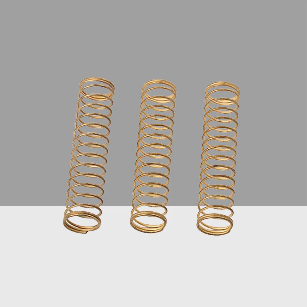 

3pcs Trumpet Repairing Parts Brass Spring Trumpet Spring Wind Woodwind Instrument Parts CB11 (Golden)