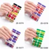 16Tips UK Spain Flag Nail Art Stickers  Foil Nail Art Decorations Sticker Decals Manicure Nails Stickers Accesorios 1