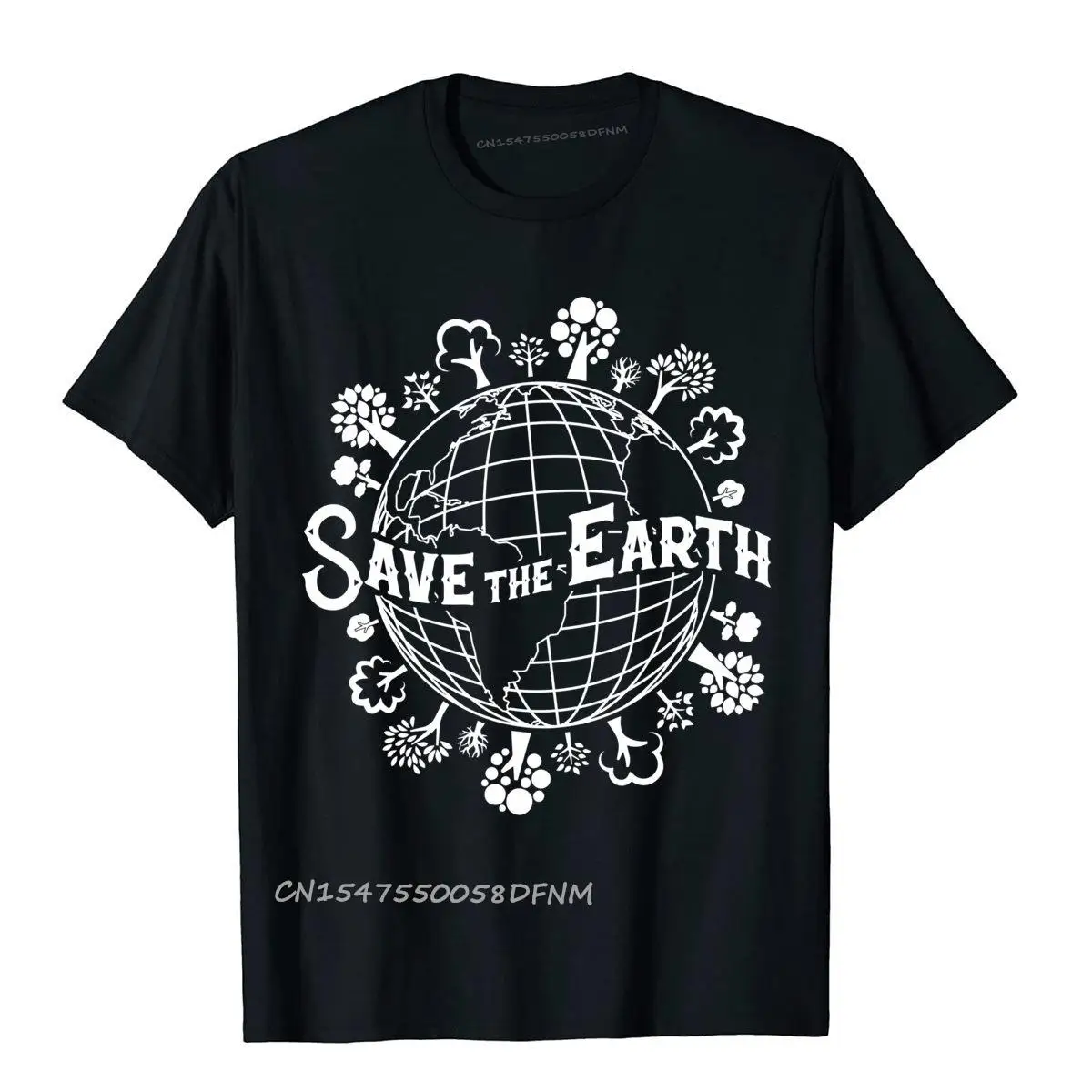 Save The Planet High Street Cotton Mens Top Shirt Moto Biker Fashion Top T-Shirt Luxury Camiseta