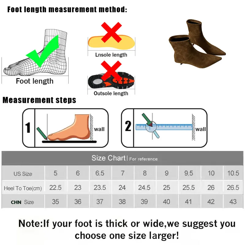 Fashion Flock Footwear Pointed Toe Ladies Stretch Ankle