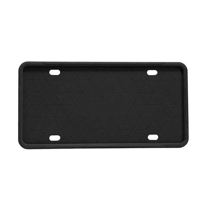 

Silicone License Plate Frame License Bracket Holder with Easy Installation License Plate Cover