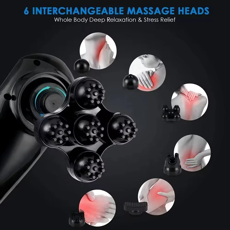 NEWEST Electric Dolphin Massage Stick Cervical Massager Neck Shoulder Waist Home Massage Hammer Back Multifunctional Whole Body