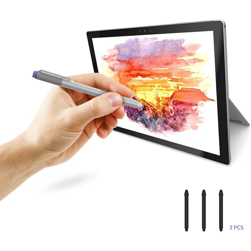 3Pcs Replacement Contact-Stylus Pen Tip Kit Nib For Surface Pro 4/5 Book Pen Tips