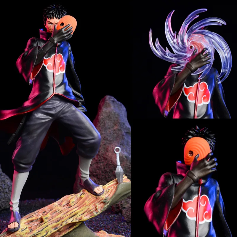 Gddg Naruto Figurines d'anime Hidan Tobi Akatsuki modèle Statue Anime Jouets PVC à Collectionner