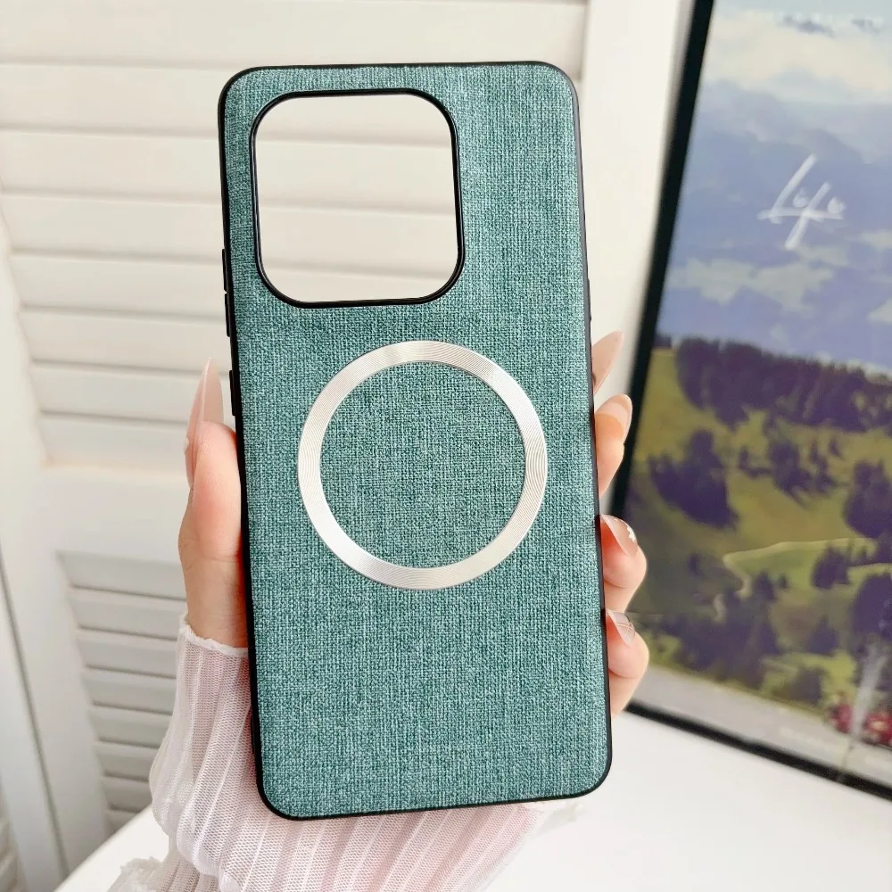 Luxury Fabric Magnetic Slim Shockproof Case Cover