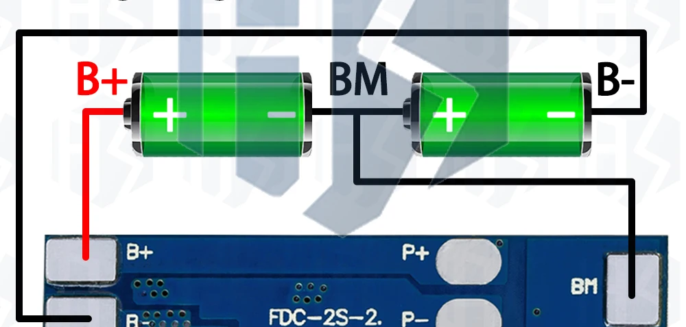 1~5PCS EGBO 2S 3A 5A Li-Ion Lithium-Batterie 7.4V 8.4V 18650 Lade- und Schutzplatine BMS PCM für Li-Ion Lipo Batteriezellenpack – Detail 14