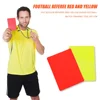 100-1Pairs Soccer Referee Cards Red Card and Yellow Card Football Referee Soccer Accessories Outdoor Survival Equipment 4