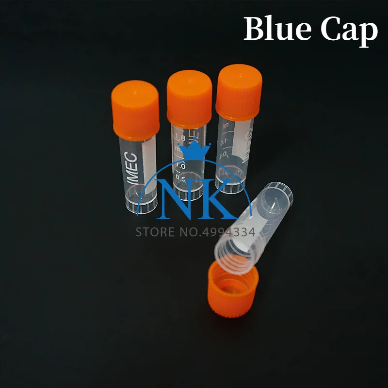 24Pcs 1.8ml PP Lab Analysis Freezing Tubes Graduation Centrifuge Tube Volume Vials Bottles Screw Cap plastic test tubes centrifuge tube