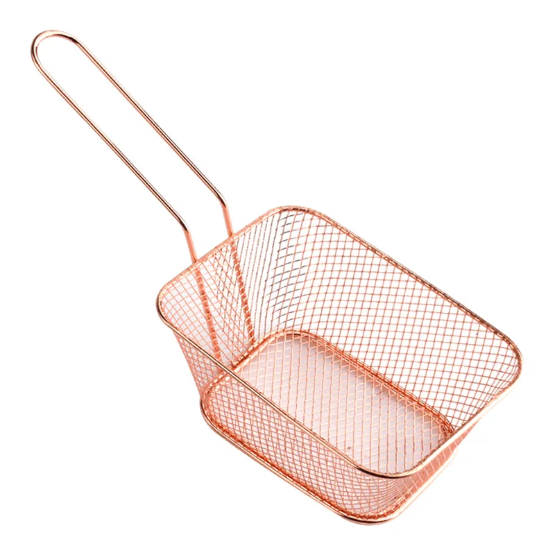 Pastry Mixing Tool Mini Stainless Steel Fryer Serving Food Presentation  Basket Kitchen French Fries Chips Frying Baskets From Sunflowerxiangyang,  $3.65