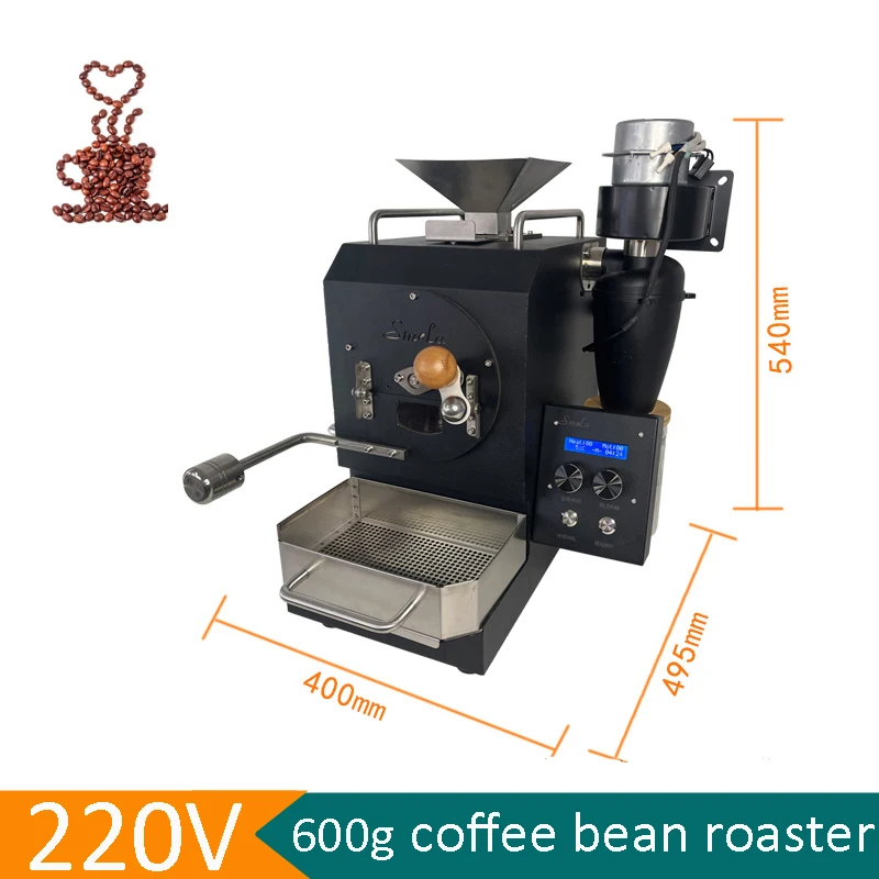 Popular 0.6KG Commercial Electric Coffee Bean Roaster High Quality Small Electric Heating Coffee Bean Roasting Equipment