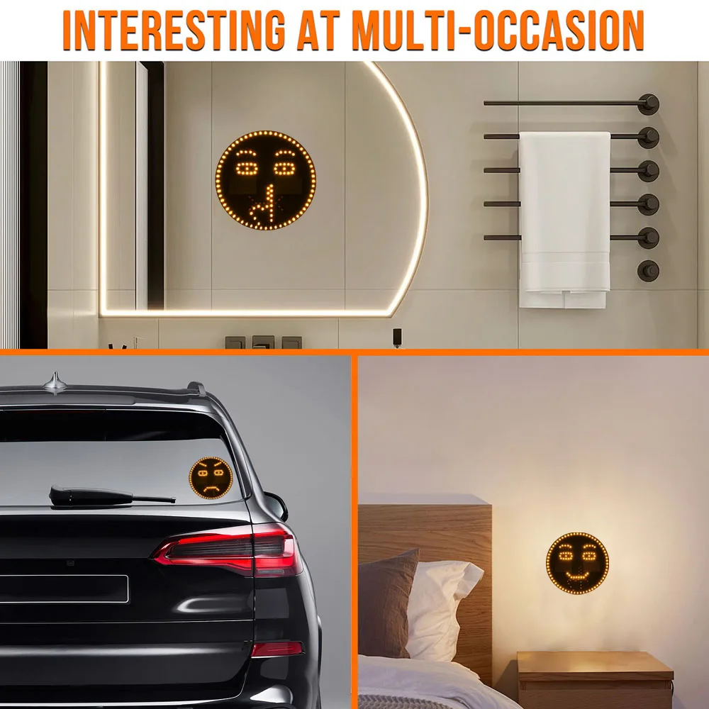 무선 LED 후방 경고 브레이크 라이트, BMW, 폭스바겐, 혼다, 닛산, 포드, 현대용 LED 트렁크 라이트, 손가락 앞 유리 라이트