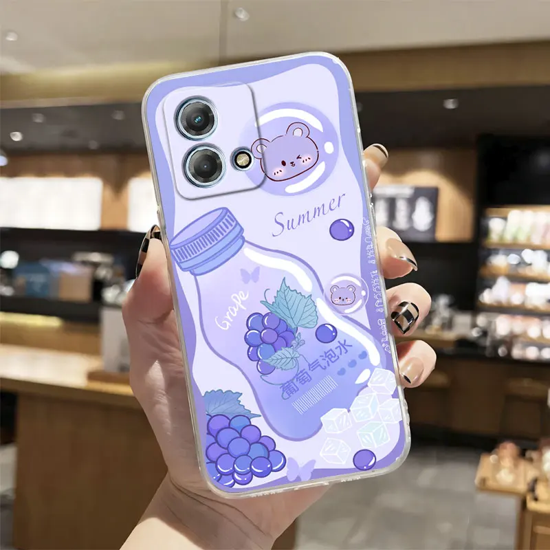 Transparent Shockproof Silicone Soft Phone Case Cover
