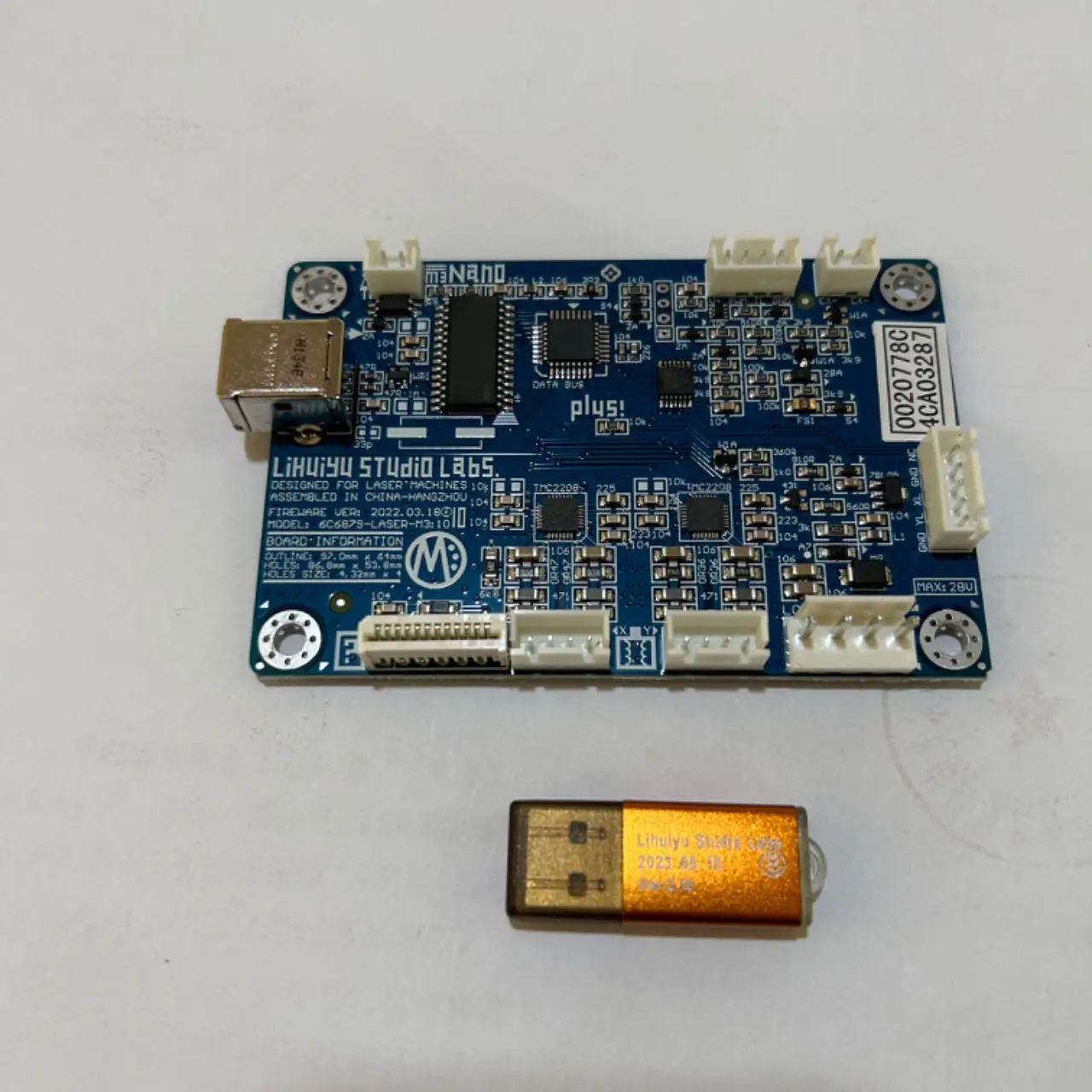 LIHUIYU M3 및 M3 플러스 메인 보드 및 노란색 USB 동글, 좋은 가격