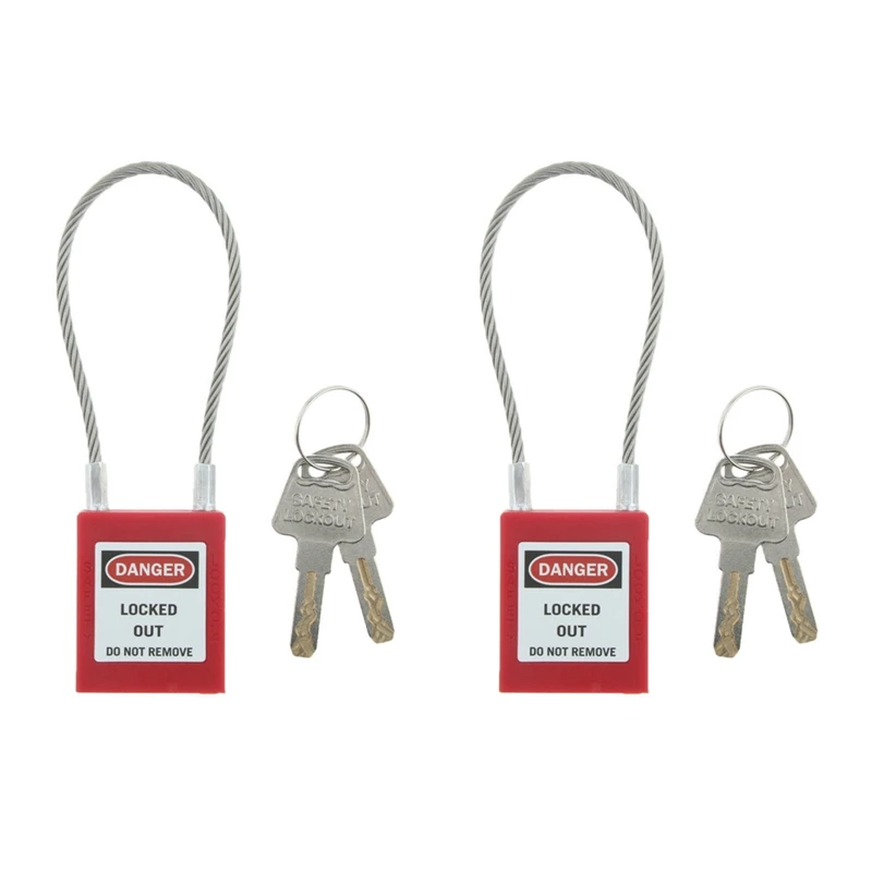 

2X Engineering Safety Padlock Rope Long Beam Lockout Tag Out Isolation Lock Isolation Padlock Lockout Padlock