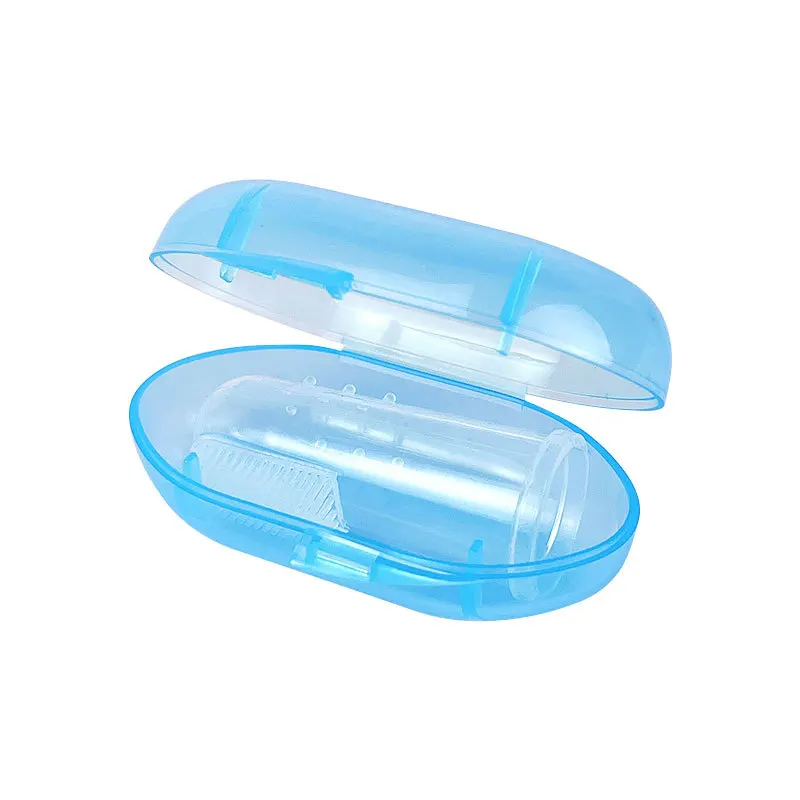 Set Silicone Dog Toothbrush Cat Dog Finger Cover Toothbrush Transparent Cat Oral Cleaning Tools Pet Special Products