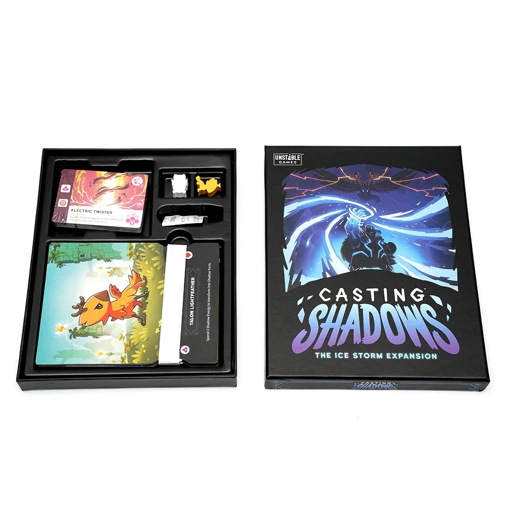 New Casting Shadows Base Game The Ice Storm Expansion Bundle Card Board Game For Family Party   Children Suitable Holiday Gift 2