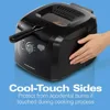 Electric Deep Fryer, Cool Touch Sides Easy to Clean Nonstick Basket, 8 Cups / 2 Liters Oil Capacity, Black,Cool-touch sides 2