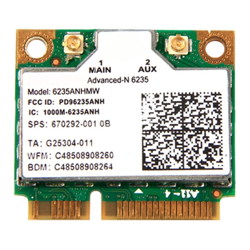 6235ANHMW Centrino Advanced-N 6235 Dual-band 300mbps