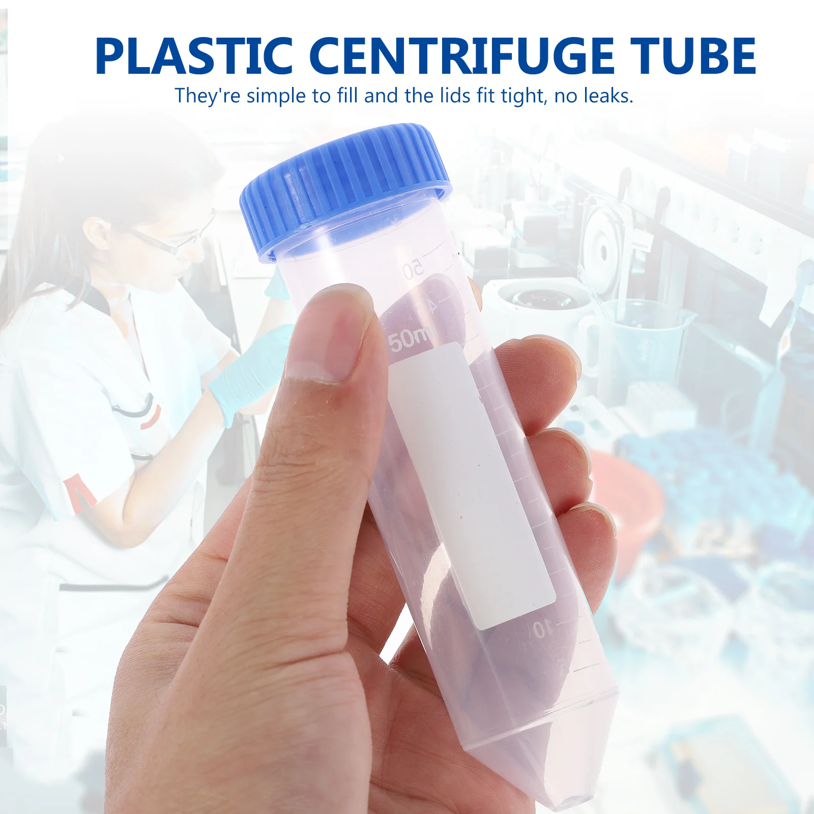 

Ultechnovo Centrifuge Tubes 50Ml 25 Pack Polypropylene Container Graduated Write Marks