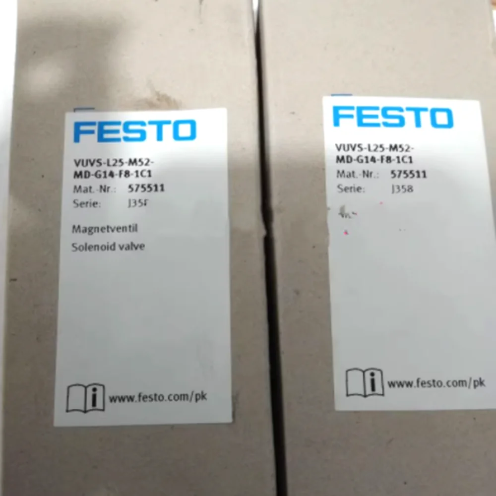 

Новый электромагнитный клапан FESTO VUVS-L25-M52-MD-G14-F8-1C1 575511