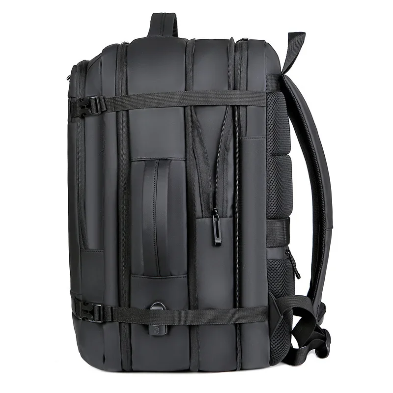 40L Expandable USB Travel Backpack Flight Approved Carry on Water Resistant 17-inch Men's Backpack Waterproof Backpack Mens Backpack
