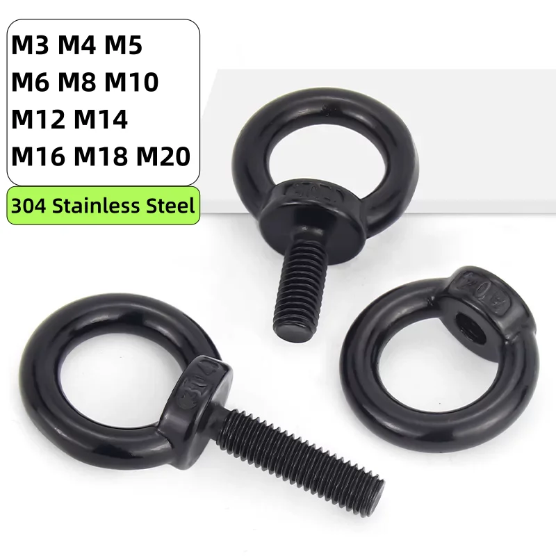 1PCS M3 M4 M5 M6 M8 M10 M12 M14 M16 M18 M20 304 스테인레..