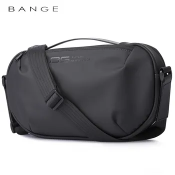 BANGE 남자 방수 Crossbody 가방 옥스포드 대용량 다기능 도난 방지 슬링 어깨 메신저 가슴 가방 팩