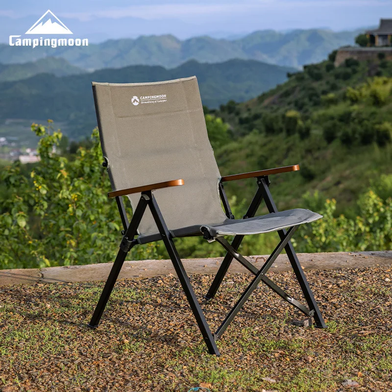 

Coman F-5001-H Gray XL Aluminum Alloy Fishing Outdoor Picnic Camping Portable Folding Chair