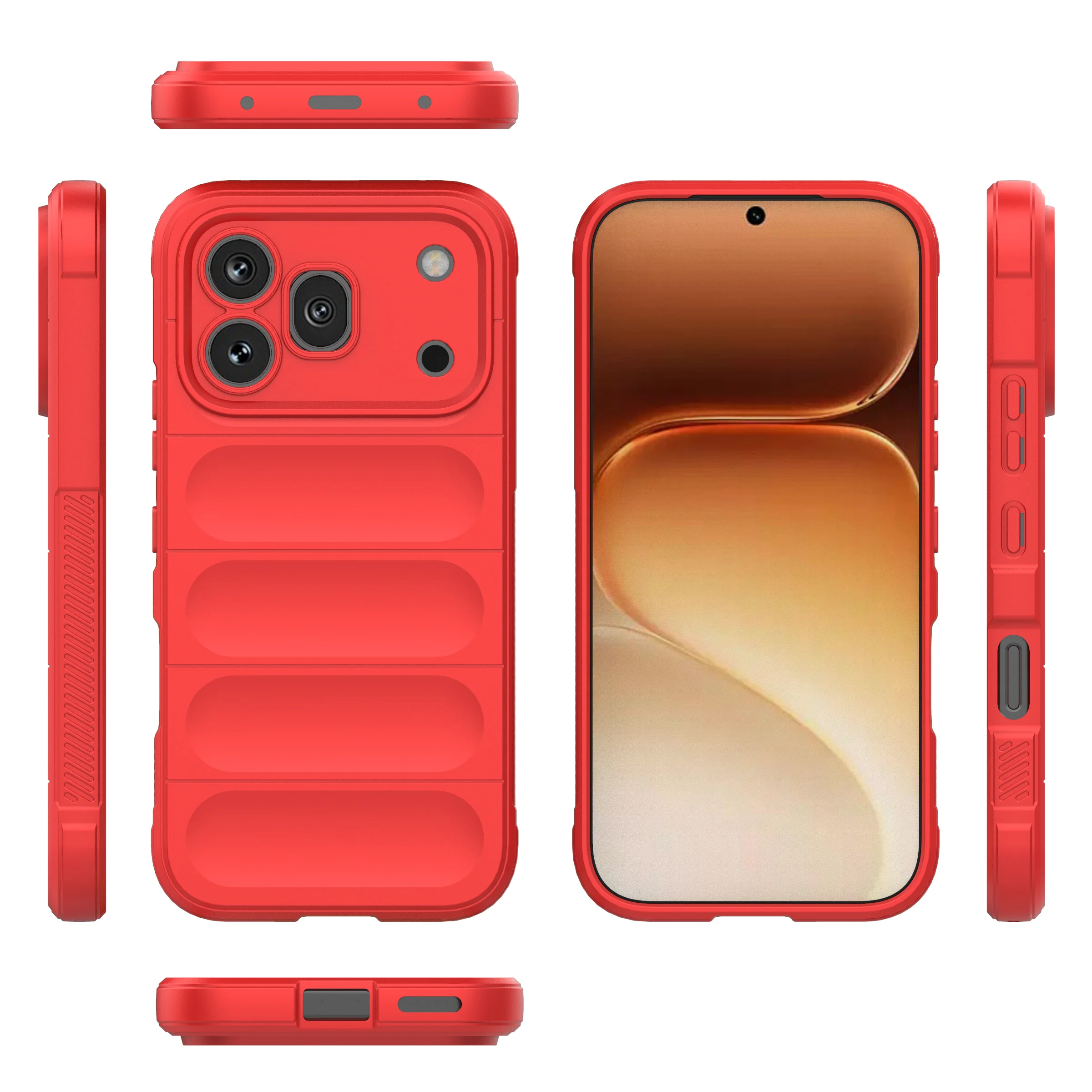 Shockproof Silky Smooth Matte Soft TPU Silicone Phone Case - Slim Protective Cover