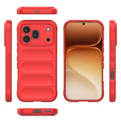 Shockproof Silky Smooth Matte Soft TPU Silicone Phone Case - Slim Protective Cover for Honor 600e (Red)