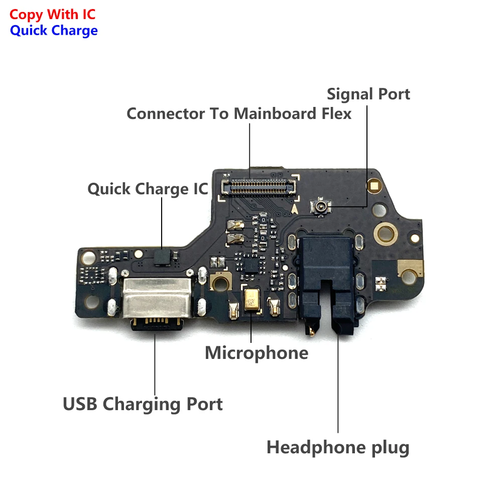New Charge Board Flex Cable For Xiaomi Redmi Note 8T Note Pro