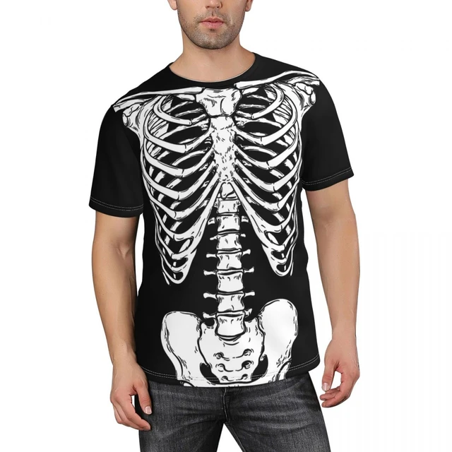 Womens Skeleton Body Halloween Graphic T Shirt - T-Shirt & Tank Tops