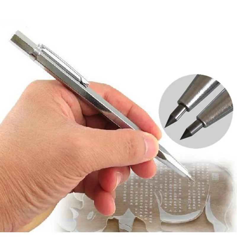 

Glass Cutting Tool Diamond Glass Cutter Carbide Scriber Hard tile Cutting Machine Lettering Pen Engraver Glass knife Scriber