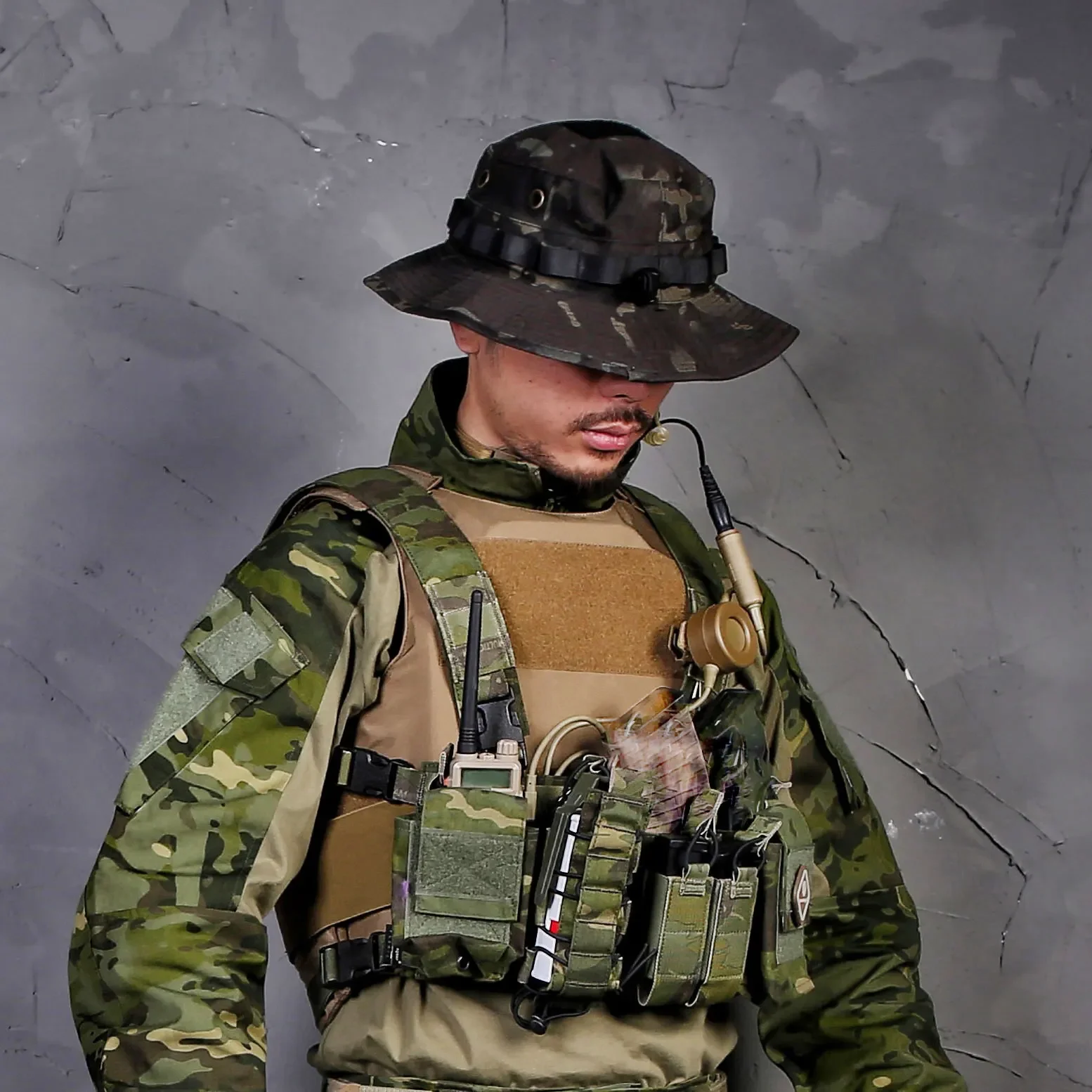 Chapeau boonie Emersongear pêche airsoft camouflage chasse protection solaire combat outdoor