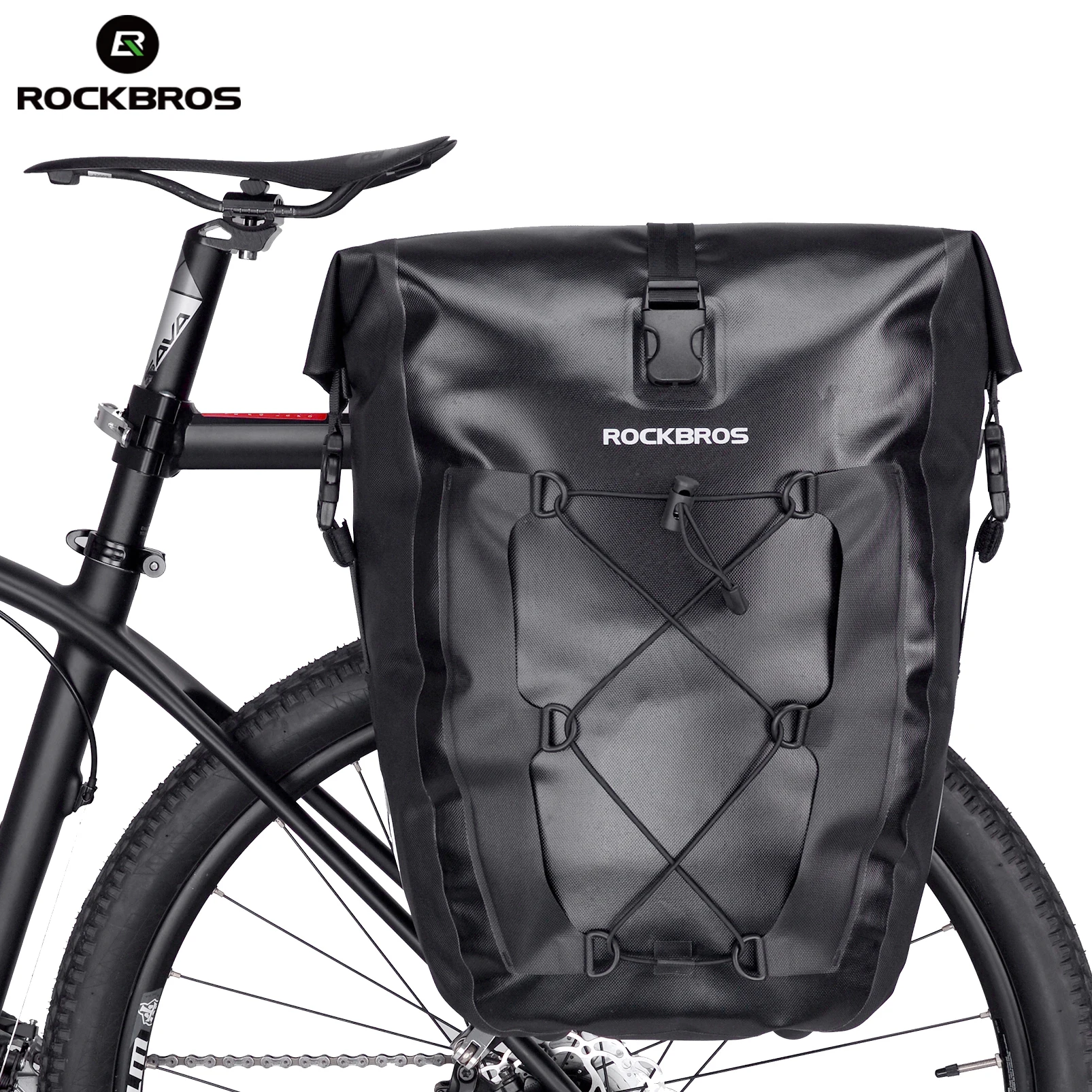 ROCKBROS Waterproof Bike Bag 27L Large Capacity Bicycle Bag