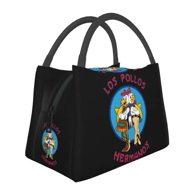 

Los Pollos Hermanos Breaking Bad Insulated Lunch Bags The Chicken Brothers Resuable Thermal Cooler Food Lunch Box Work Travel