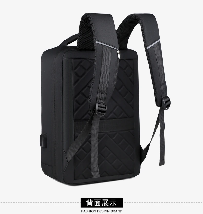 Mens LBackpack Waterproof Anti theft with USB Port Stylish Design Large Capacity Comfortable Straps Ideal for Work and Travel
