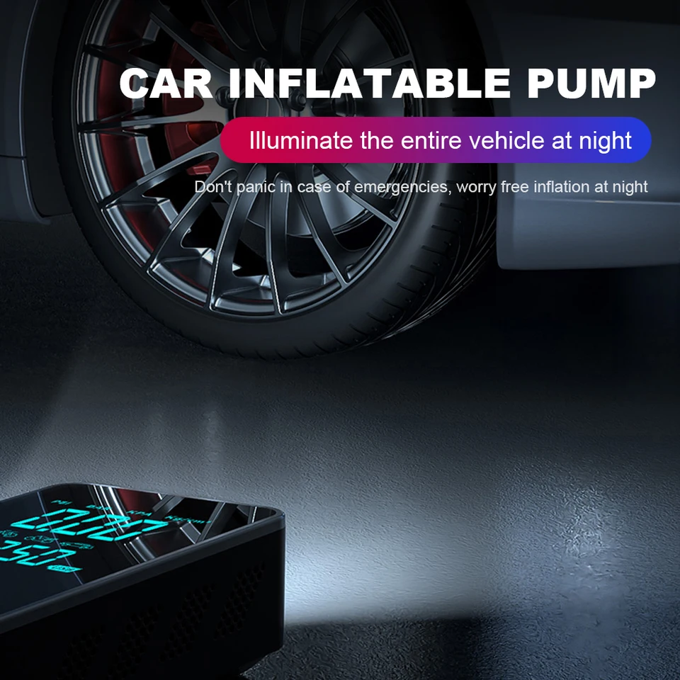 �ڵ��� ���� ���� ���� LCD ���÷��� �̴� Ÿ�̾� ��â��, 150PSI ������ �з� ������, USB ������ �ڵ��� ������� ������ ��