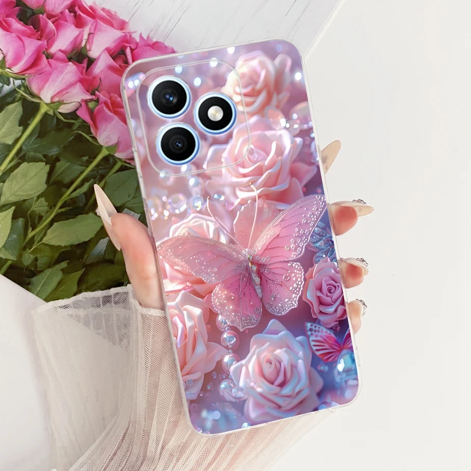 Luxury Butterfly Painted Soft Silicone Phone Case - Stylish & Slim Cover