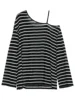 CHIC VEN Women Sweaters  New Striped Knitted T-shirt U Collar Long Sleeve Hoodie Top Autumn 2024 5