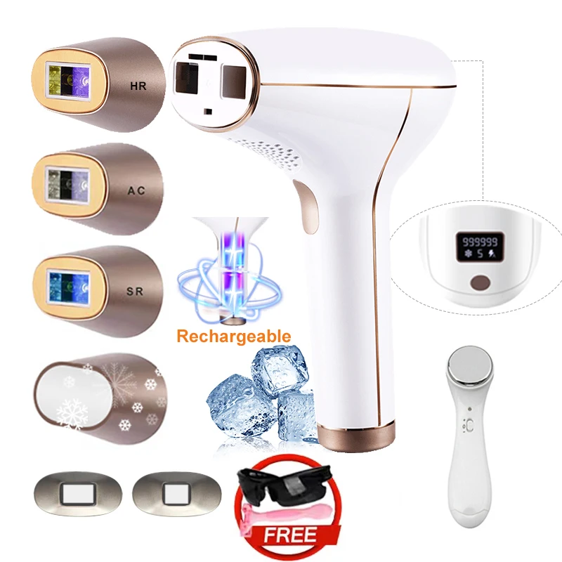 آلة لنزع الشعر بالليزر اللاسلكية القابلة لإعادة ال...