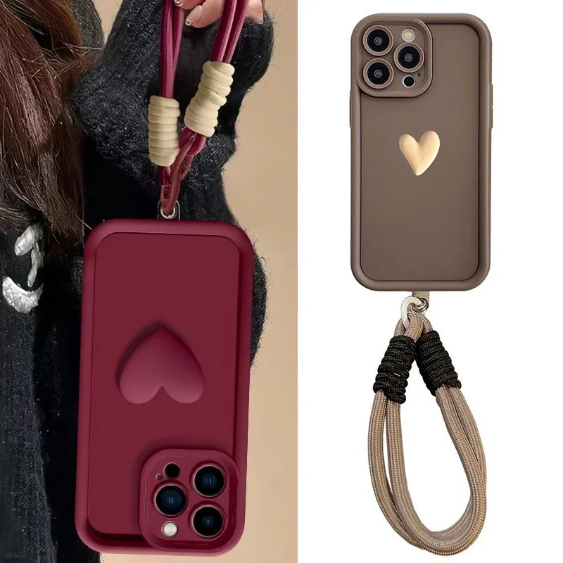 Elegant Love Hand Chain Case