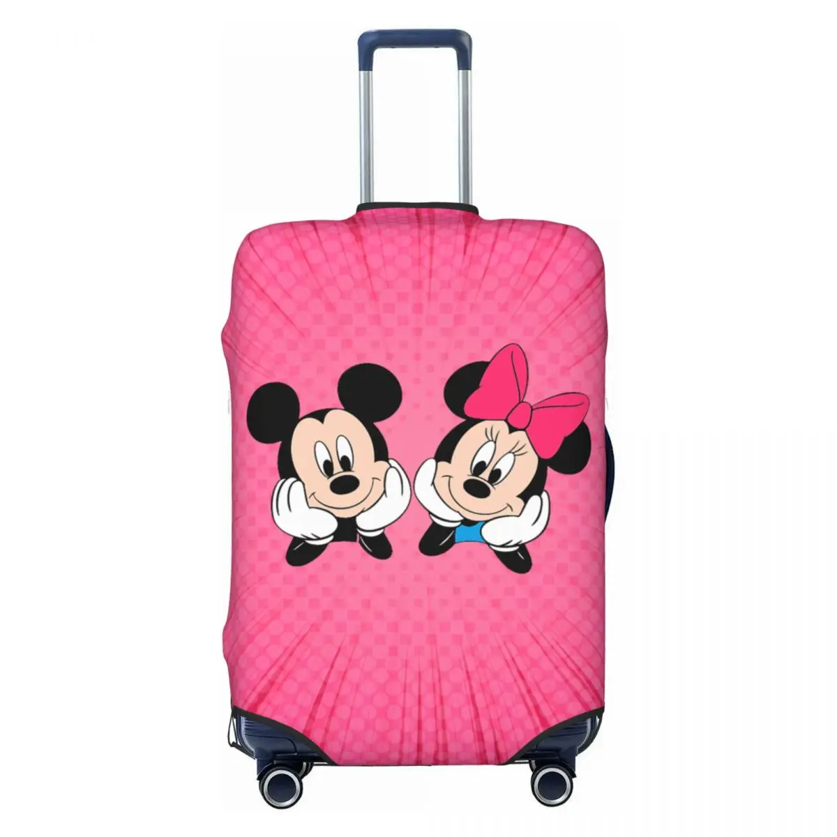 

Custom Mickey Mouse Luggage Cover Funny Suitcase Protector Covers Suit For 18-32 inch