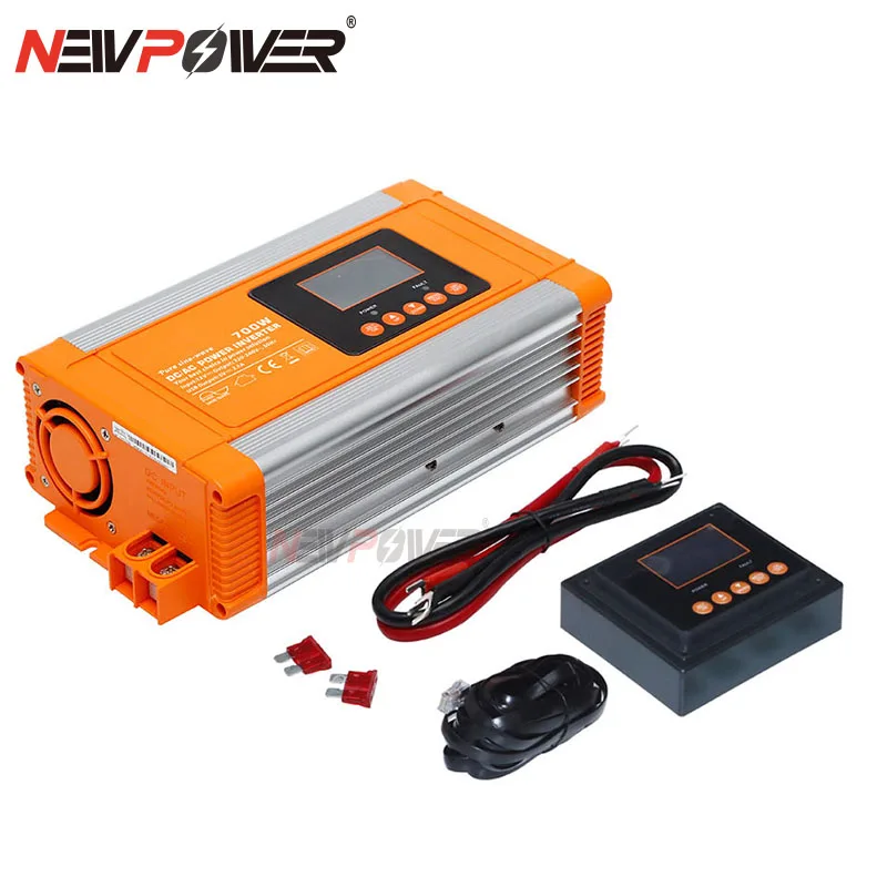 RV Power Inverter 12V 24V 48V To 220V 110V 700W DC AC Power Converter With  5v 2.1A USB,Pure Sine Wave Car Inverter Charger NEW